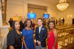 Board-Member-Tai-Kapaji-and-Alisha-Thomas-with-TRAC-Staff-Tierney-White-and-Ty-Strothers